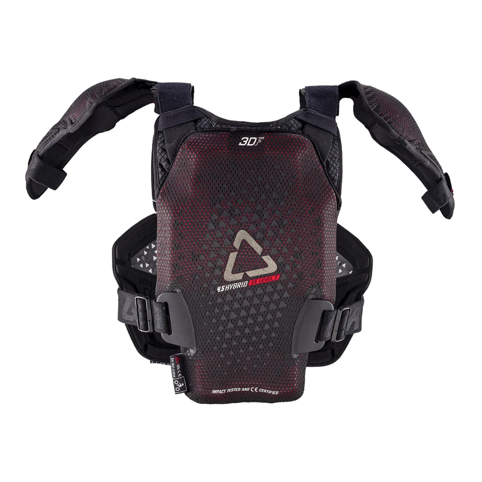 Leatt 4.5 Hybrid Pro Junior Black Chest Protector - Image 2