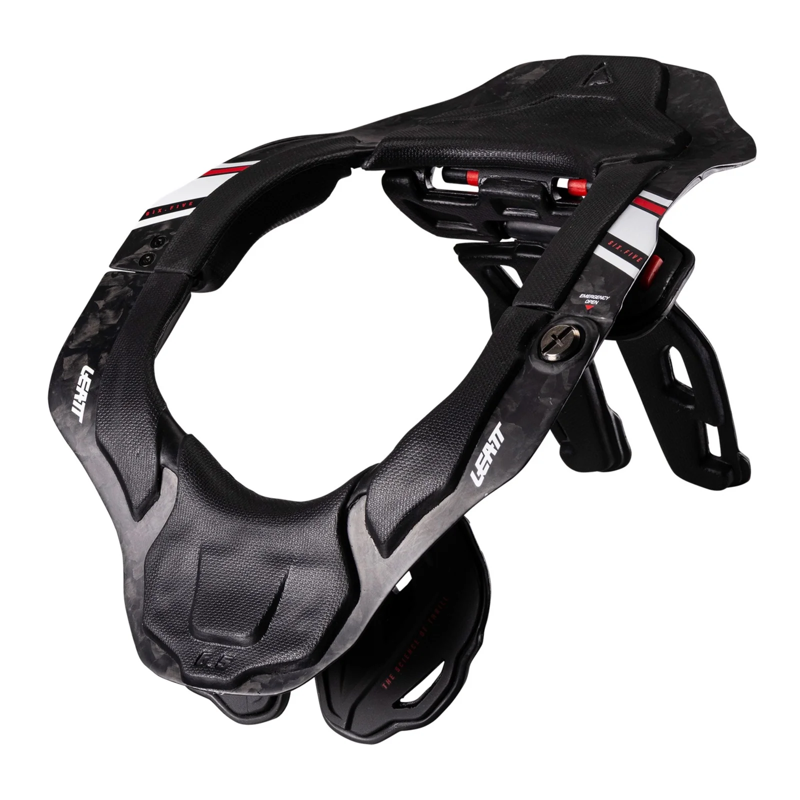 Leatt 6.5 Carbon Black/White Neck Brace