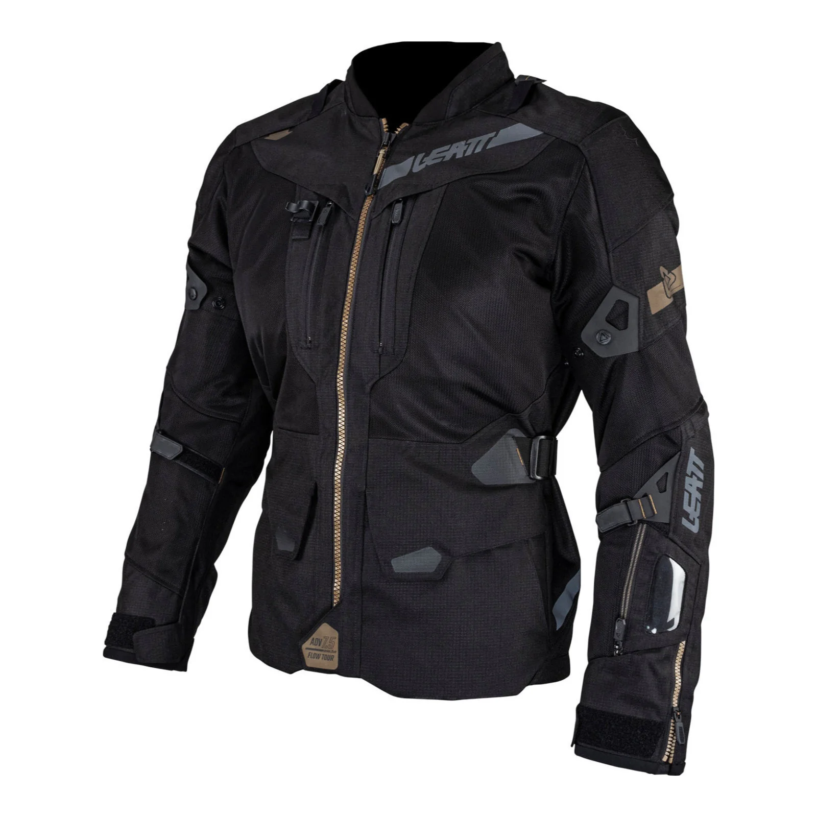 Leatt 7.5 ADV FlowTour Stealth Textile Jacket - Image 4