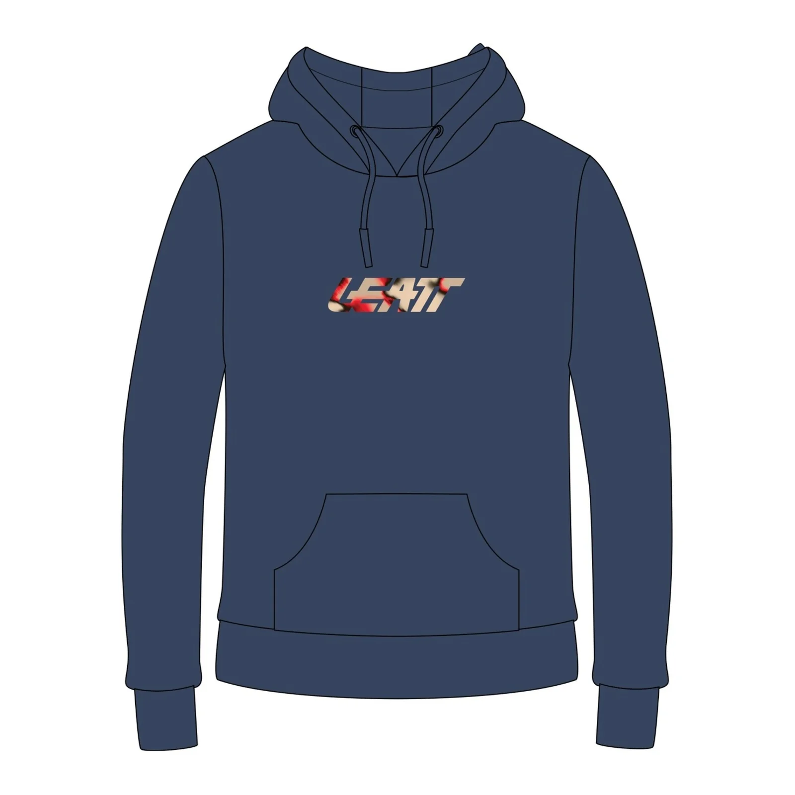 Leatt Core Denim Blue Hoodie
