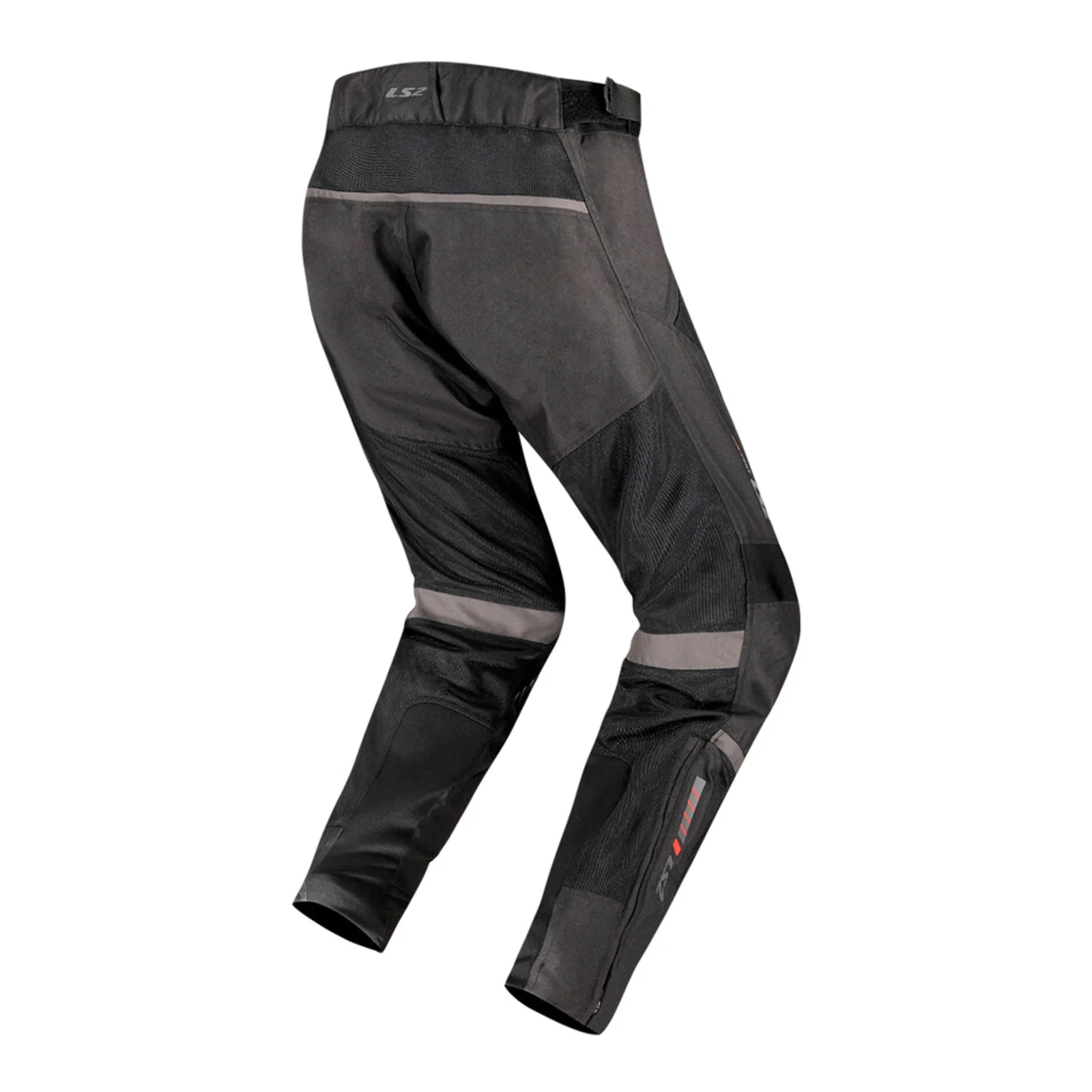 LS2 Como Air Black/Dark Grey Textile Pants - Image 2
