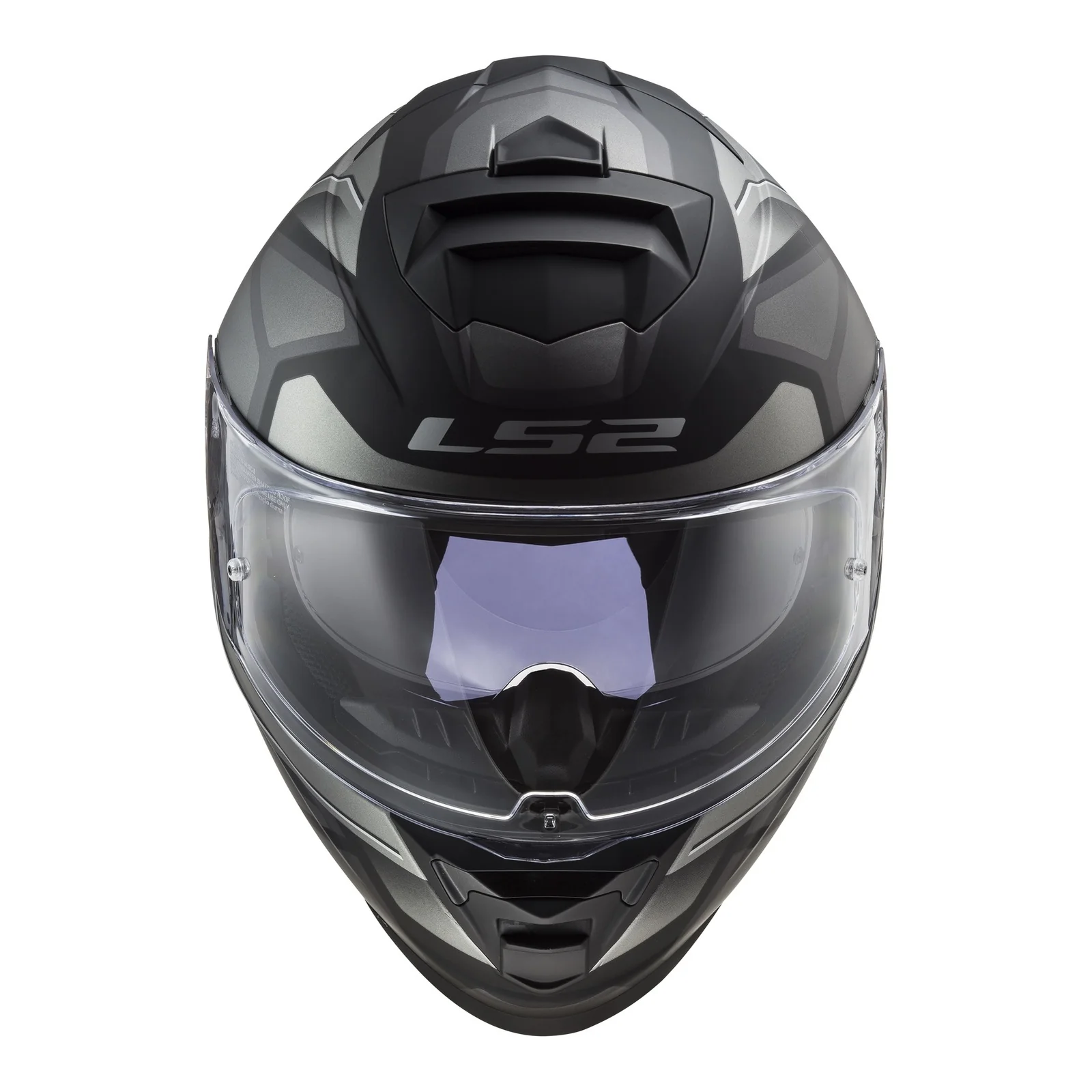 LS2 FF800 Storm II Faster Matte Titanium Helmet - Image 4