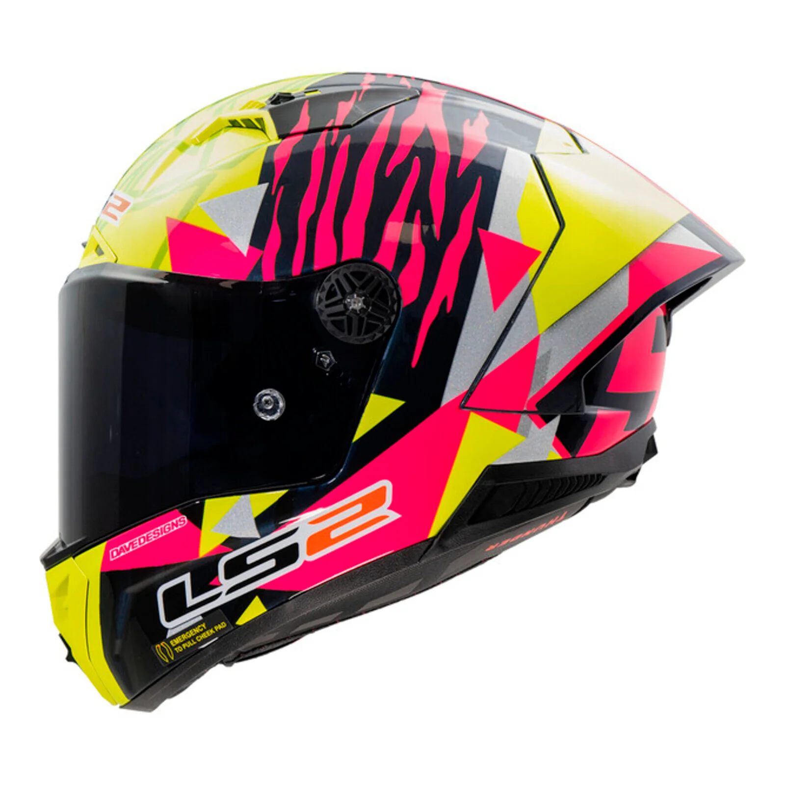 LS2 FF805 Thunder GP Aero Aldeguer Replica Helmet - Image 2