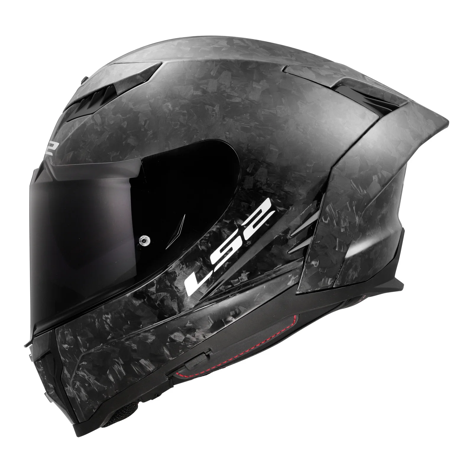 LS2 FF807 Dragon Forged Gloss Carbon Helmet - Image 3
