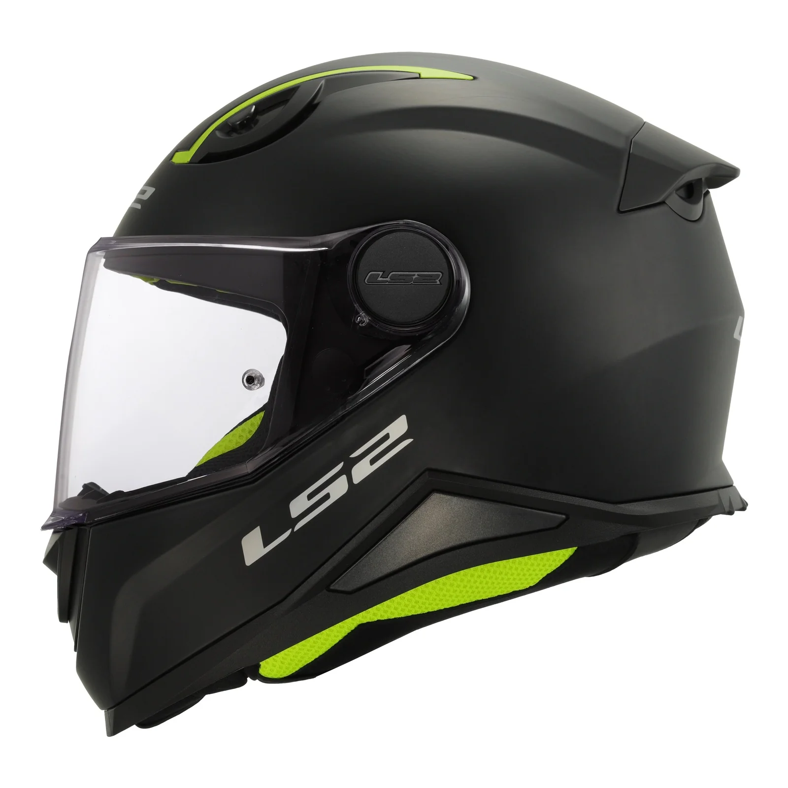 LS2 FF812 KID Matte Black Youth Helmet - Image 2