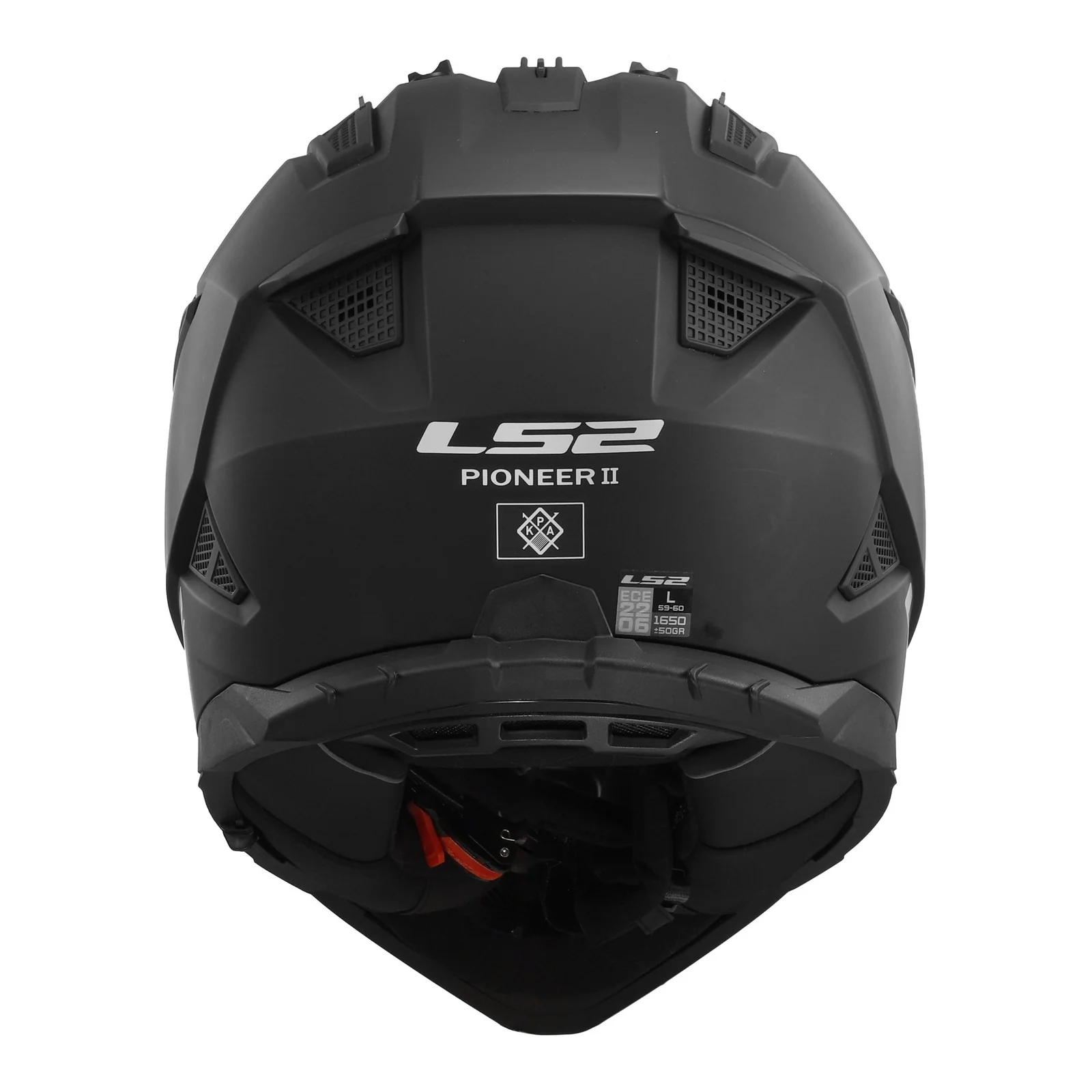 LS2 MX702 Pioneer II Matte Black Helmet - Image 4