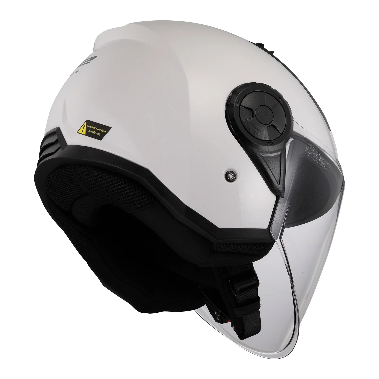 LS2 OF616 Airflow II White Helmet - Image 4
