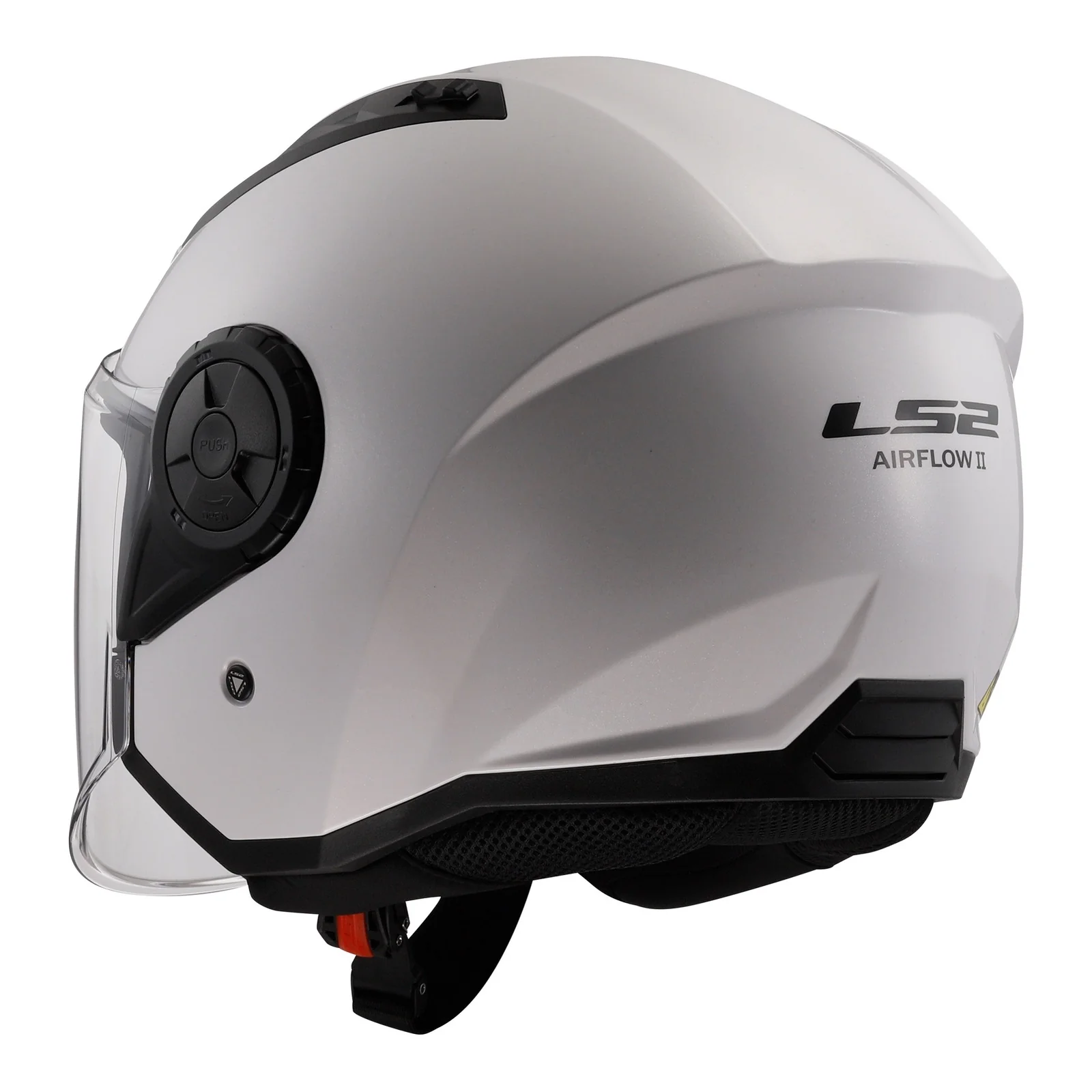 LS2 OF616 Airflow II White Helmet - Image 5