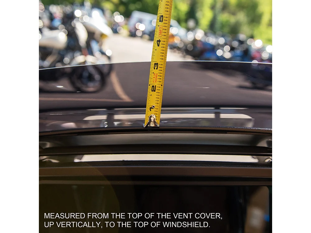 Memphis Shades MEM-MEP88010 2" Spoiler Windshield Dark Smoke for Harley-Davidson CVO Road Glide 23-Up/Road Glide 24-Up Models - Image 3