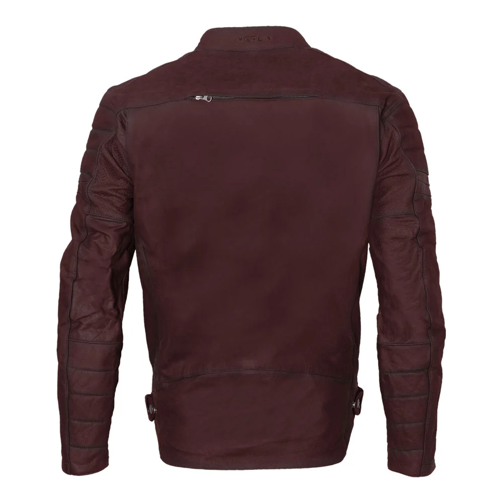 Merlin Alton II D3O Oxblood Heritage Leather Jacket - Image 2