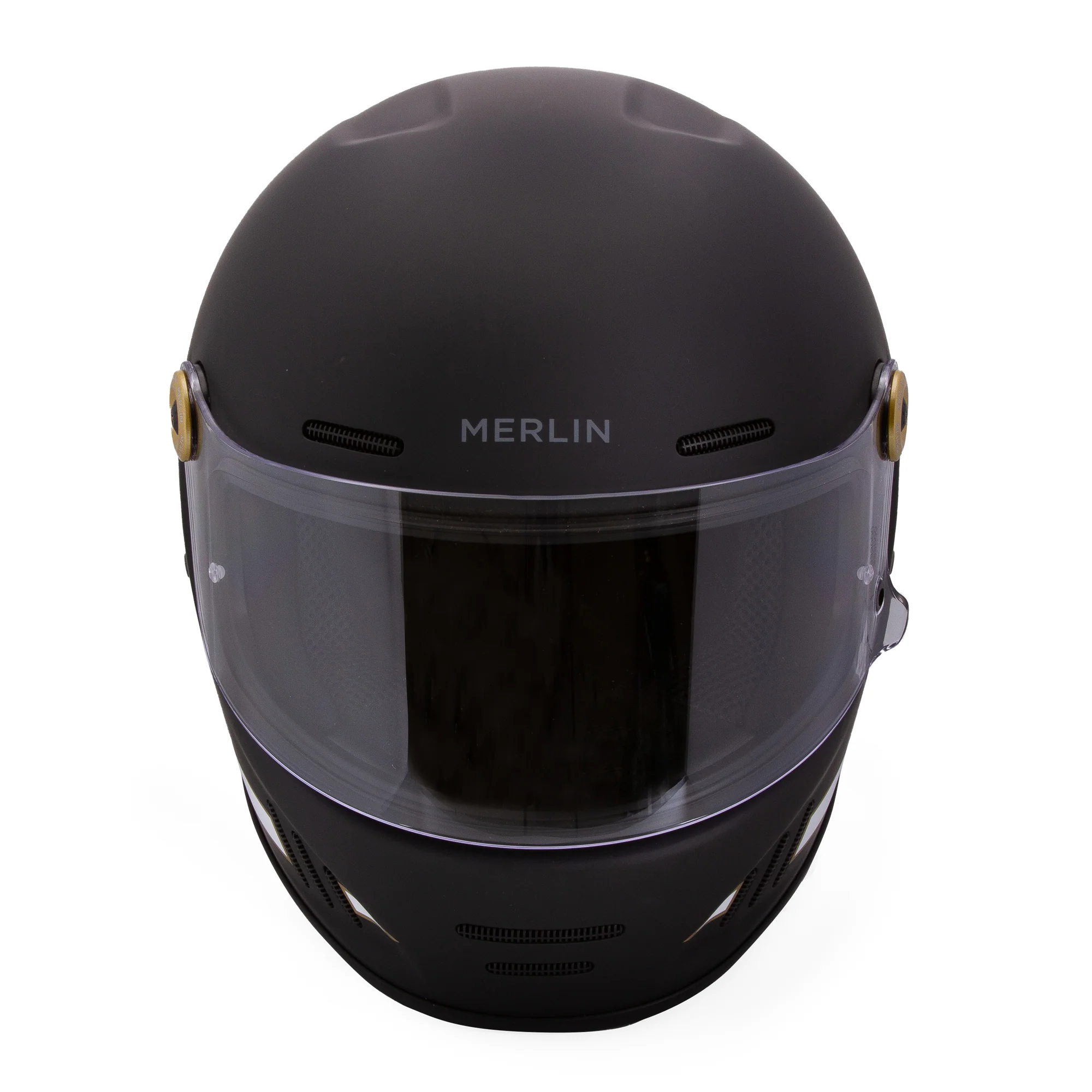 Merlin Revival Flash Matte Black Helmet - Image 2