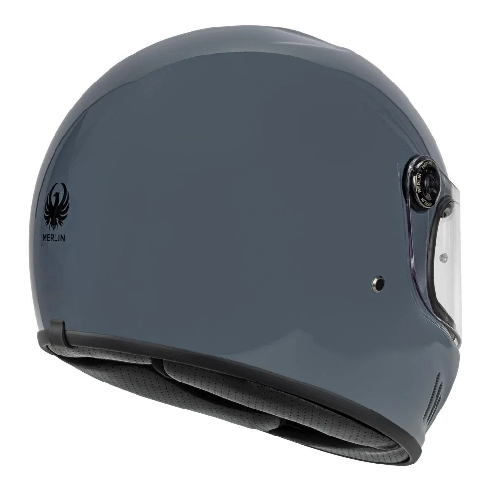 Merlin Revival Gloss Nardo Grey Helmet - Image 5