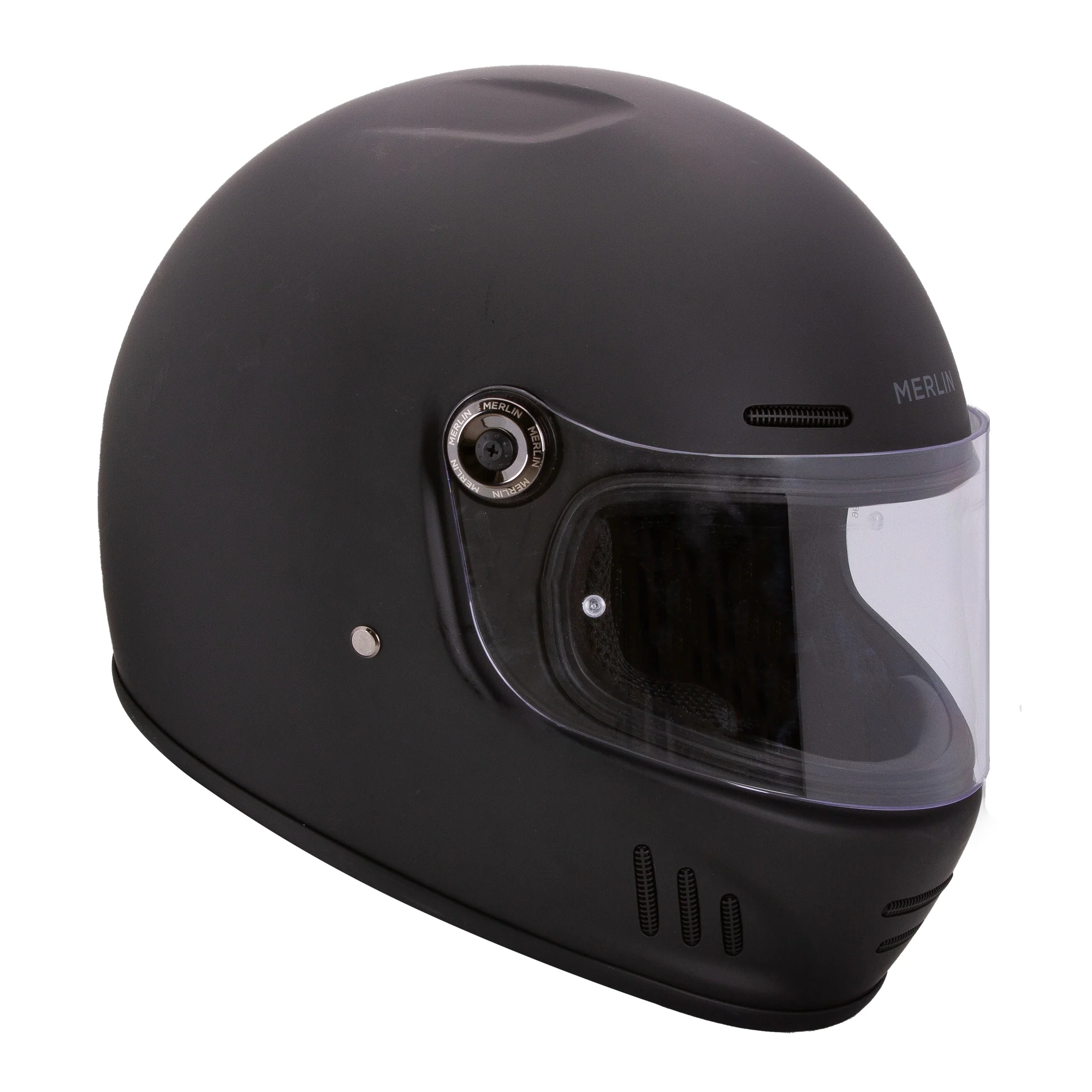 Merlin Revival Matte Black Helmet - Image 3