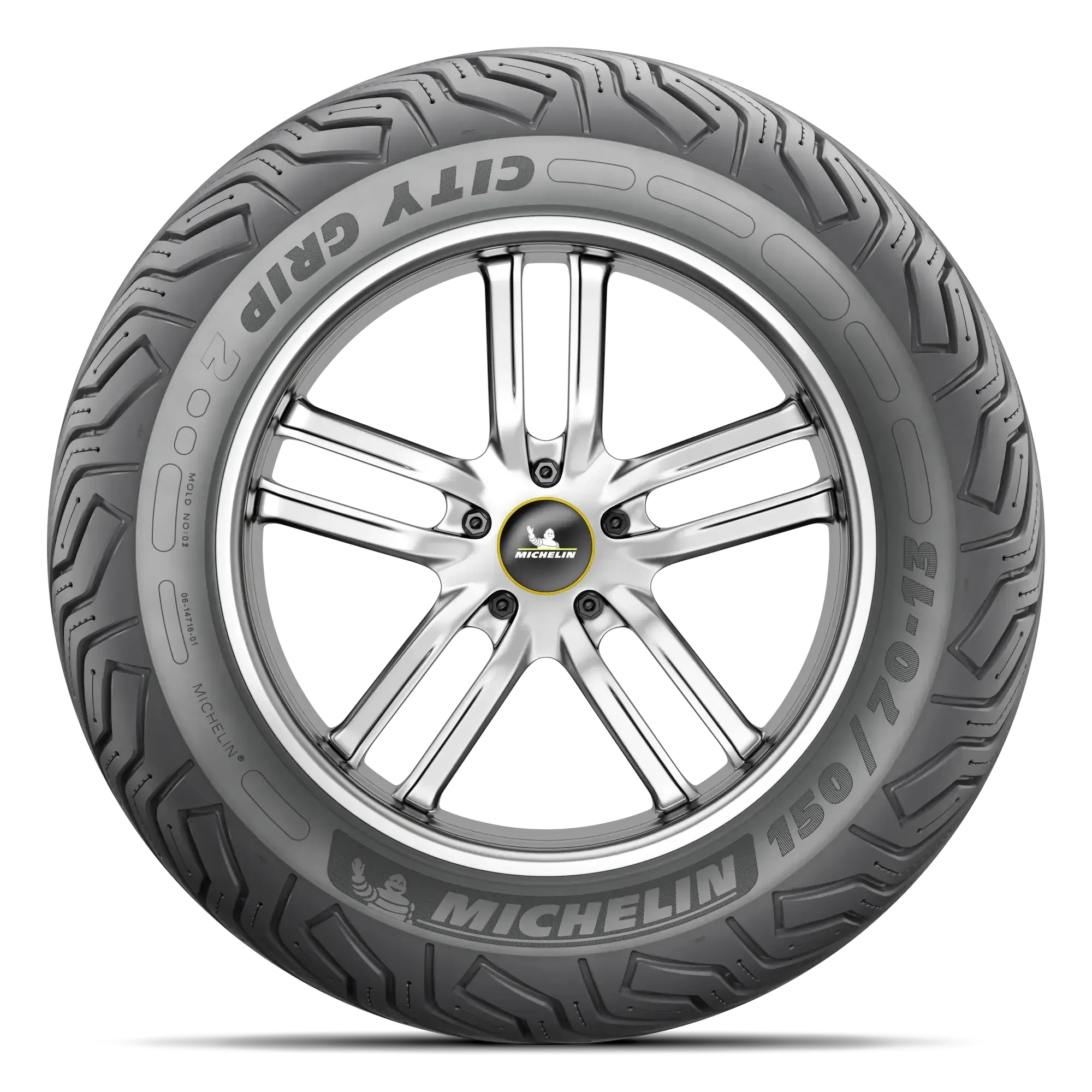 Michelin City Grip 2 Rear Tyre 120/70-10 54L Reinforced Tubeless - Image 2