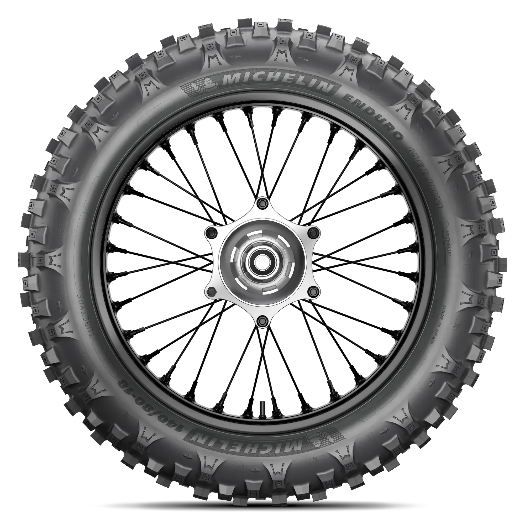 Michelin Enduro 6 Medium Rear Tyre 140/80-18 70R Tube Type - Image 2