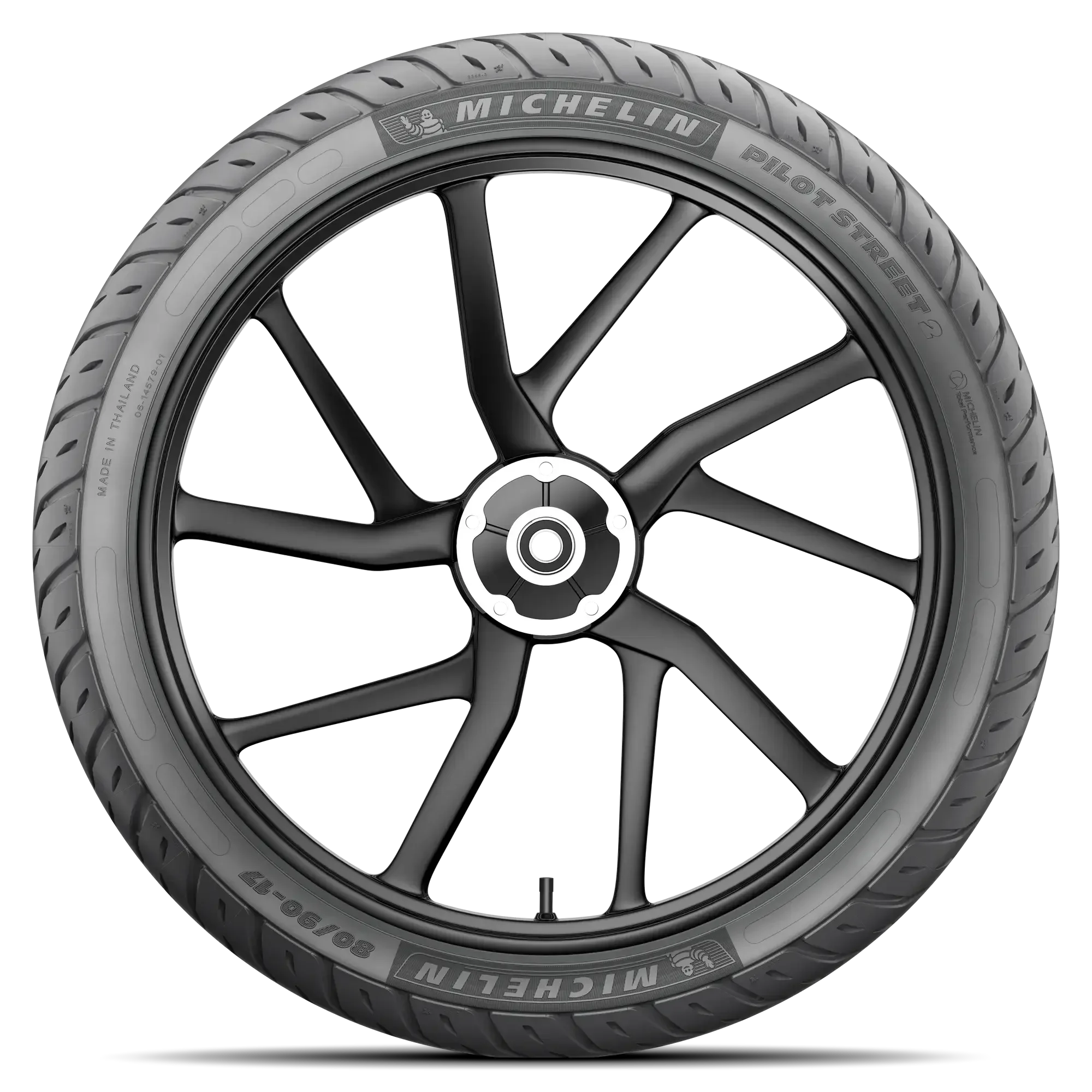 Michelin Pilot Street 2 Front or Rear Tyre 100/80-17 52S Tubeless - Image 2