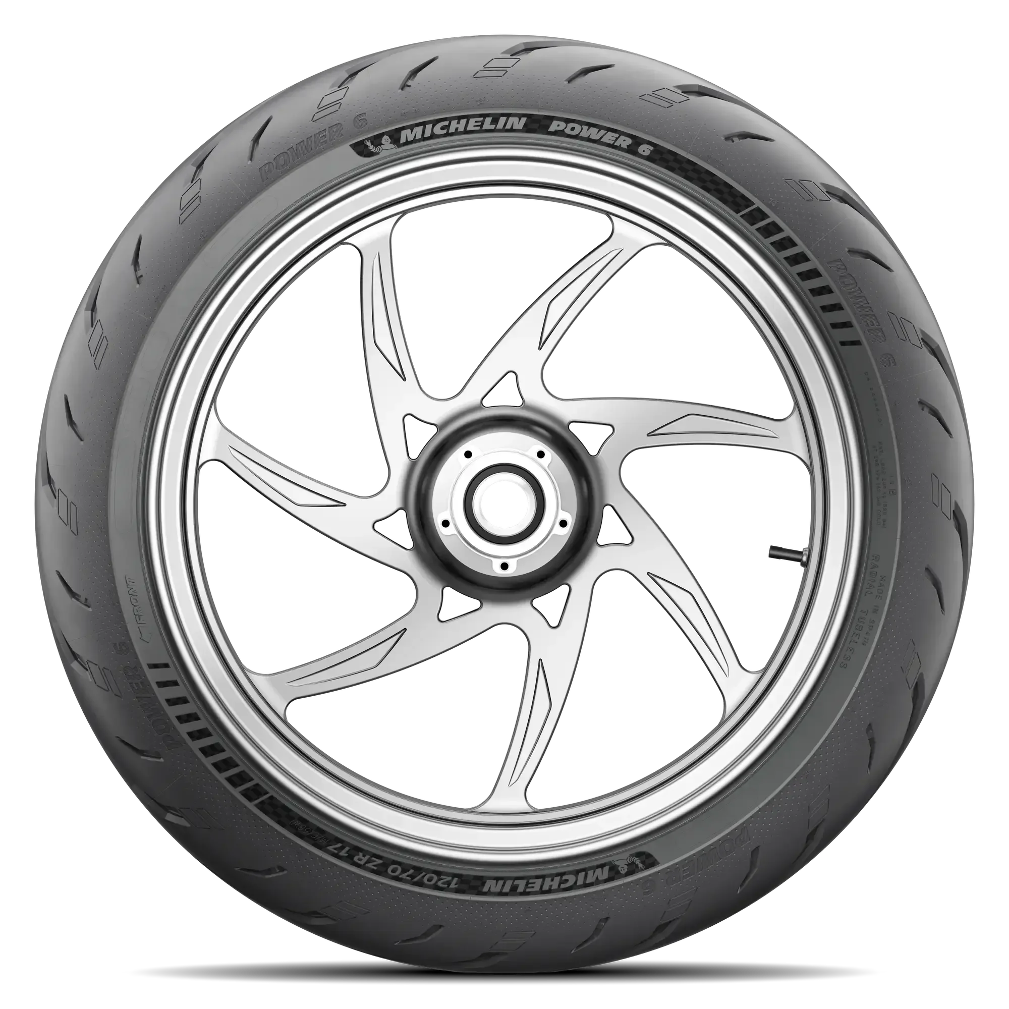 Michelin Power 6 Front Tyre 120/70 ZR-17 58W Tubeless - Image 2
