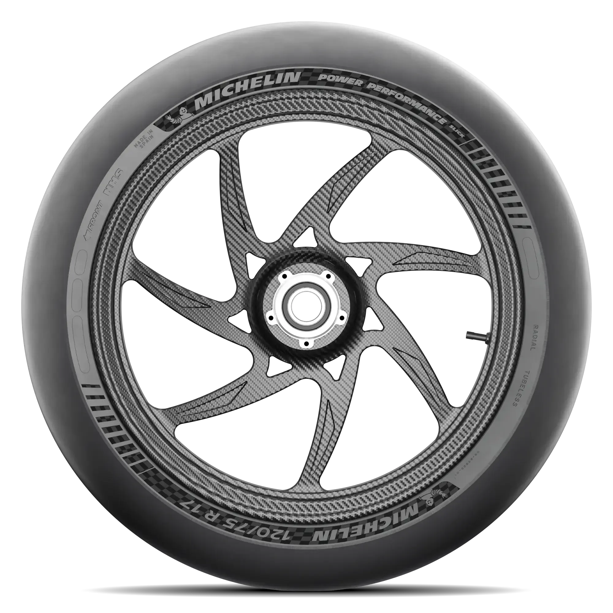 Michelin Power Performance Slick Medium Front Tyre 120/70 R-17 M/C 58V Tubeless - Image 2