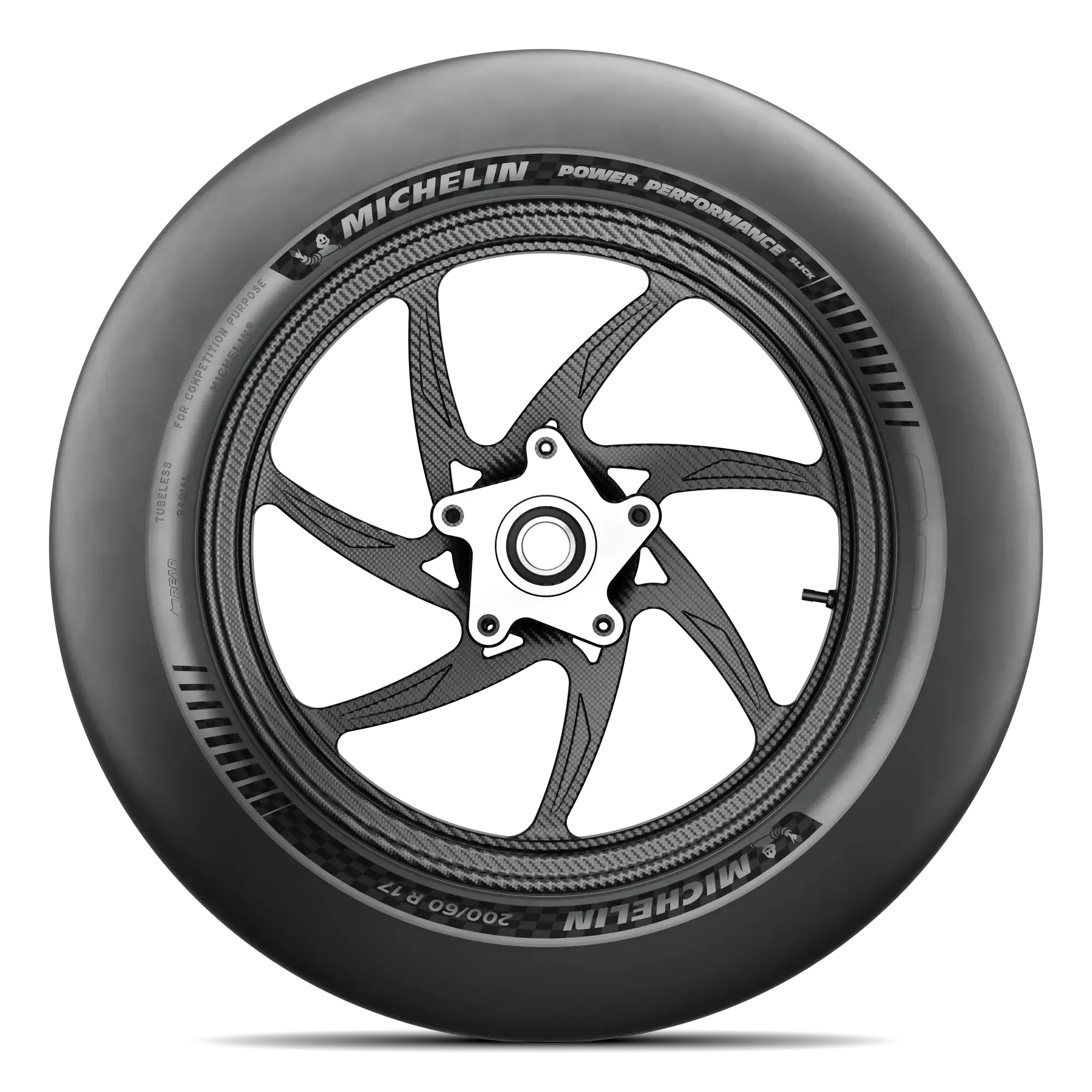 Michelin Power Performance Slick Medium/Soft Rear Tyre 200/55 R-17 78V Tubeless - Image 2