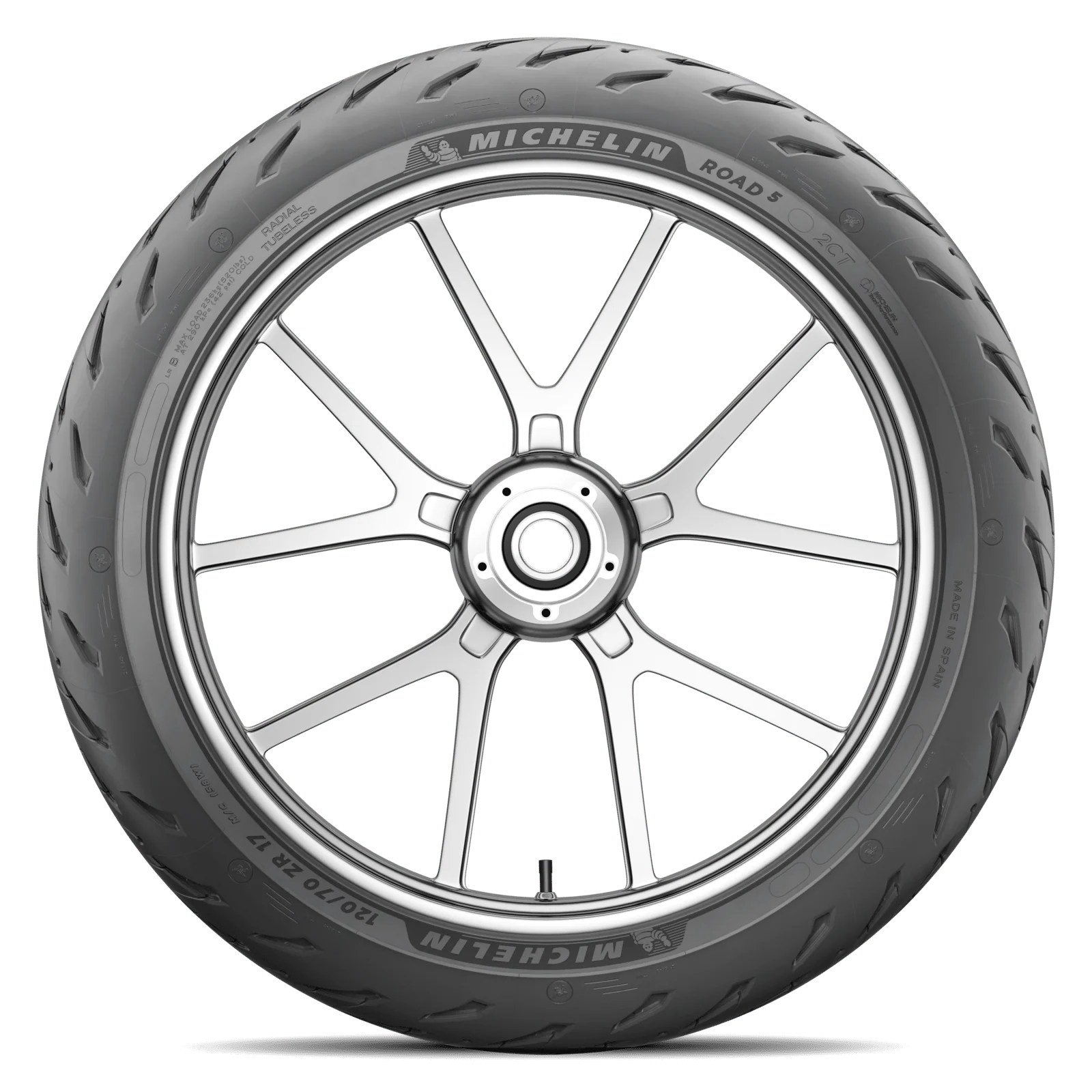 Michelin Road 5 Front Tyre 120/60 ZR-17 55W Tubeless - Image 2