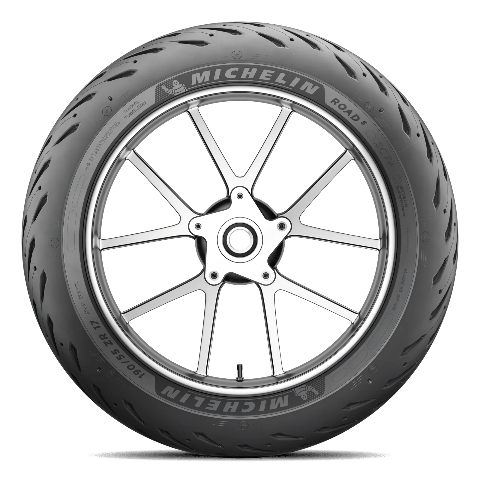 Michelin Road 5 Rear Tyre 190/55 ZR-17 75W Tubeless - Image 2