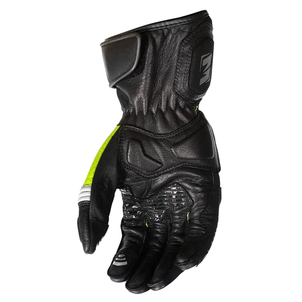 MotoDry Sprint Black/Yellow/White Gloves - Image 2