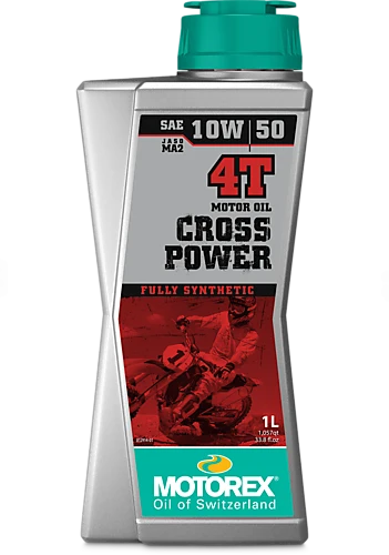 Motorex Cross Power 4T SAE 10W/50 MA2 Engine Oil 1L