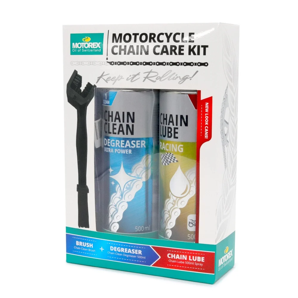 Motorex Racing Chain Maintenance Pack (includes Racing Lube & Cleaner)
