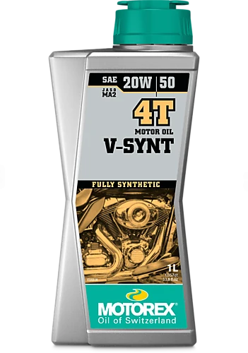 Motorex V-Synt 4T SAE 20W/50 Engine Oil 1L