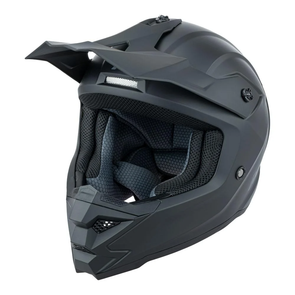 Nitro MX710 Satin Black Youth Helmet - Image 3
