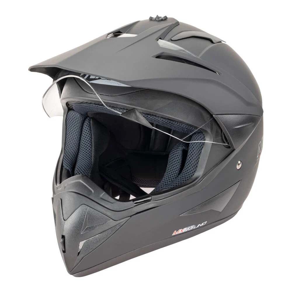Nitro MX730 Satin Black Adventure Helmet - Image 3