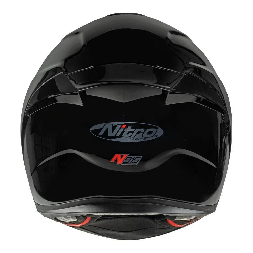 Nitro N915 Gloss Black Helmet - Image 6
