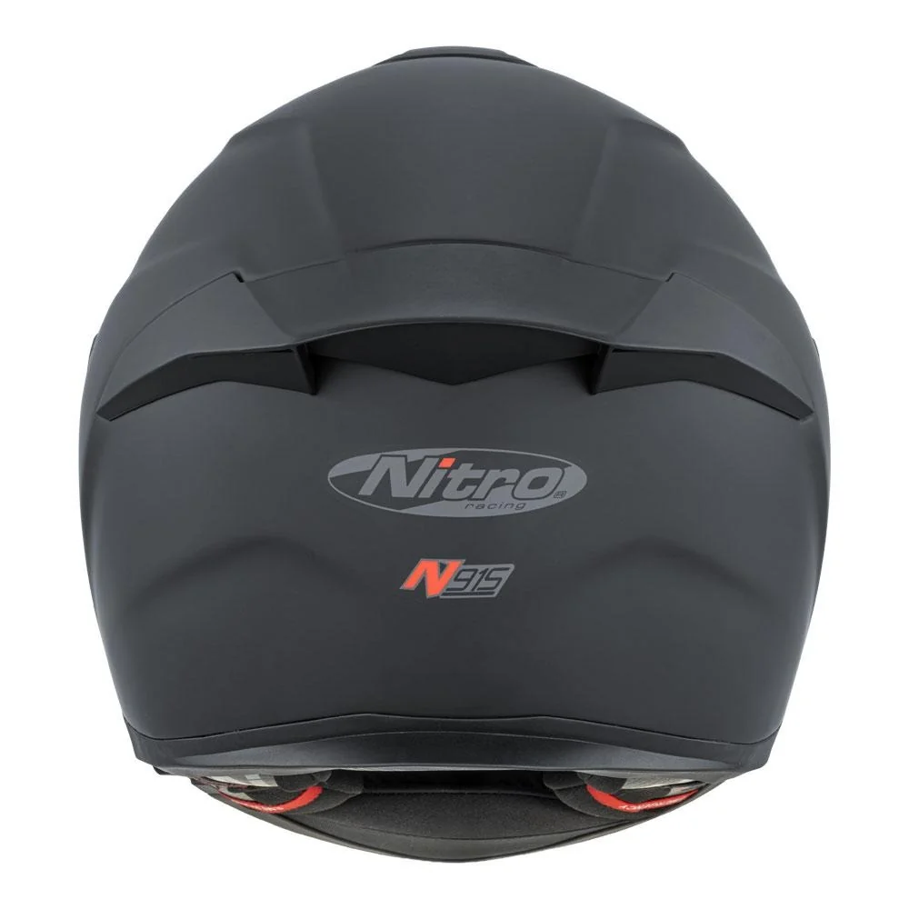 Nitro N915 Satin Black Helmet - Image 6