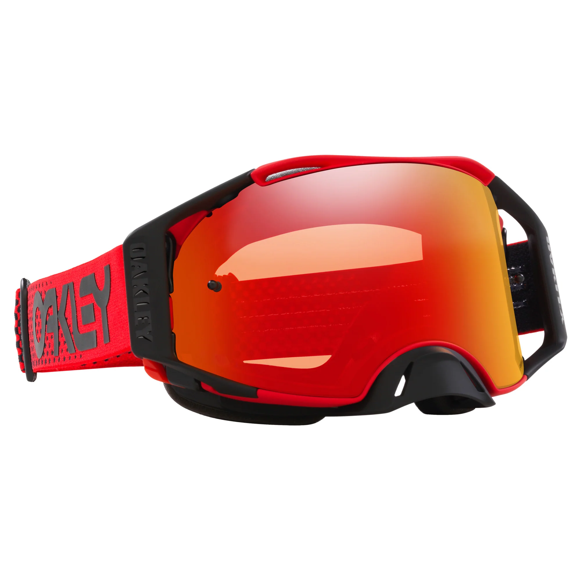 Oakley Airbrake MX Goggles w/Moto Red B1B Strap & Prizm MX Torch Lenses - Image 3