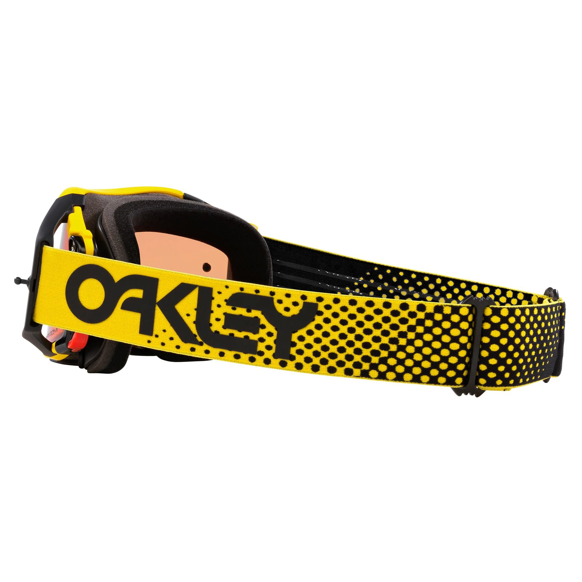 Oakley Airbrake MX Goggles w/Moto Yellow B1B Strap & Prizm MX Bronze Lenses - Image 3