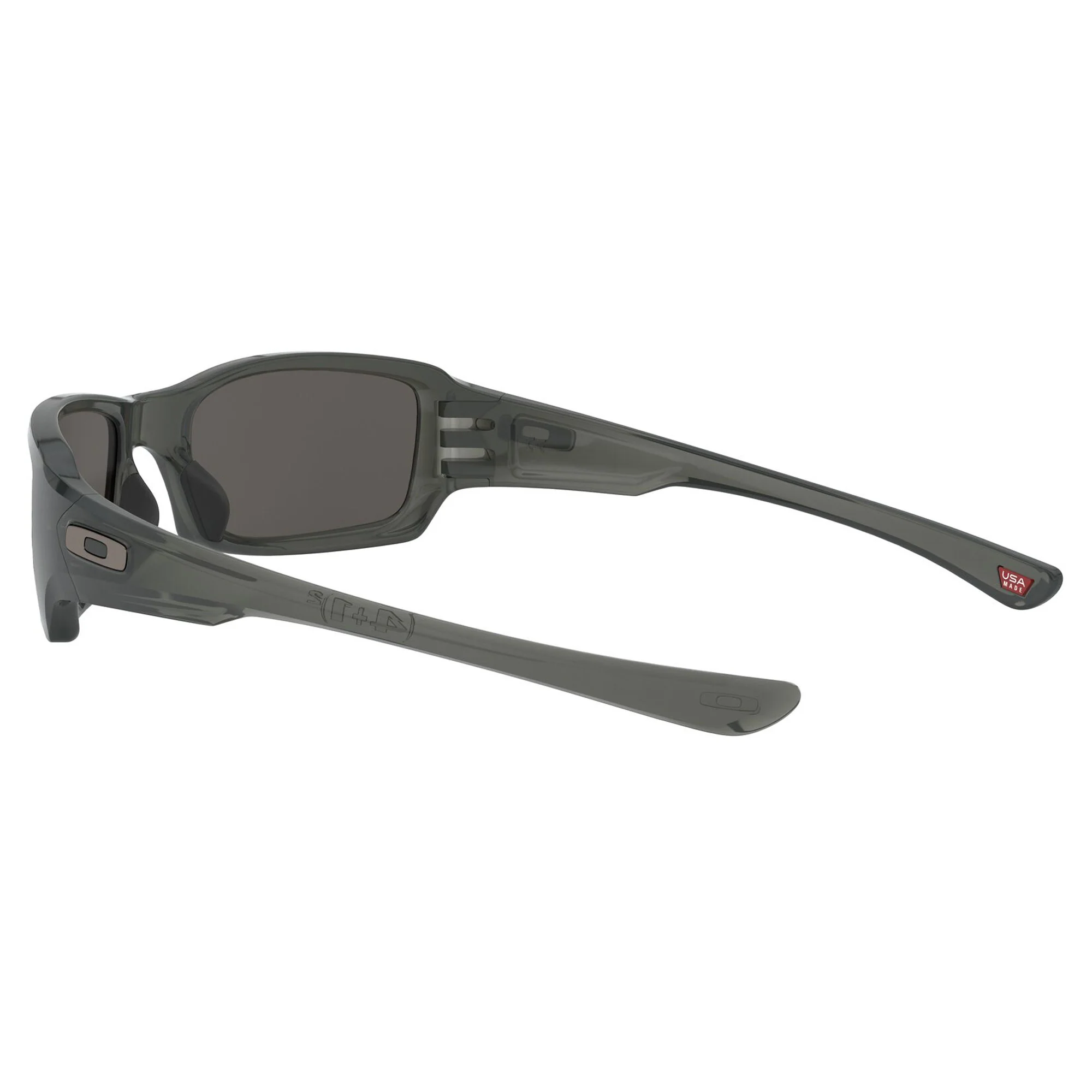 Oakley Fives Squared Sunglasses w/Grey Smoke Frame & Warm Grey Lenses - Image 3