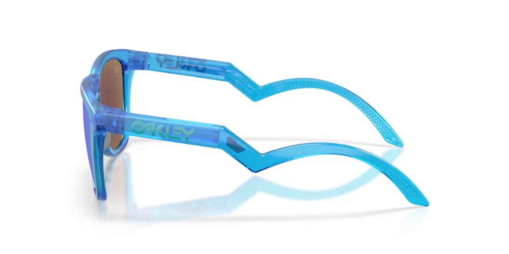 Oakley Frogskins Hybrid Sunglasses Fabio Quartararo Signature Series w/Matte Acid Blue Frame & Prizm Sapphire Lenses - Image 4