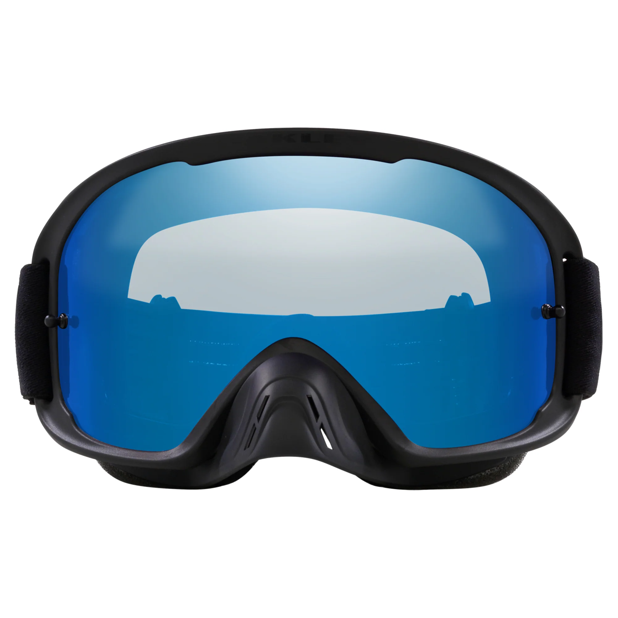 Oakley O-Frame 2.0 PRO MX Goggles w/B1B Blackout Strap & Black Ice Iridium Lenses - Image 2