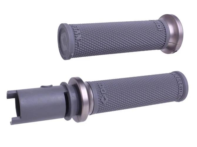 ODI Grips ODI-V30HTCH-H Ruffian Lock-On Handgrips Graphite/Gun Metal for Harley-Davidson CVO Touring 23-Up/Street Glide/Road Glide 24-Up/Touring/Softail 25-Up