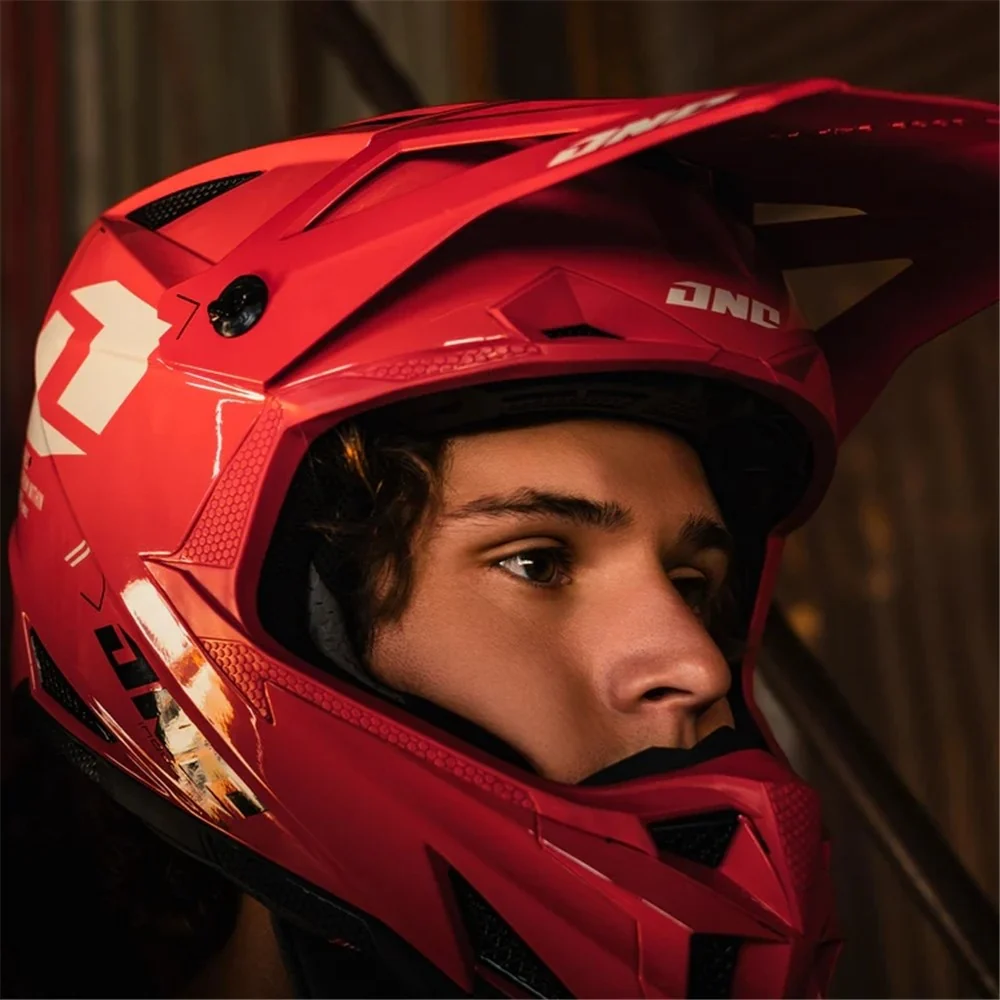 One Industries X-297 Focus Electric Red Helmet - Image 5