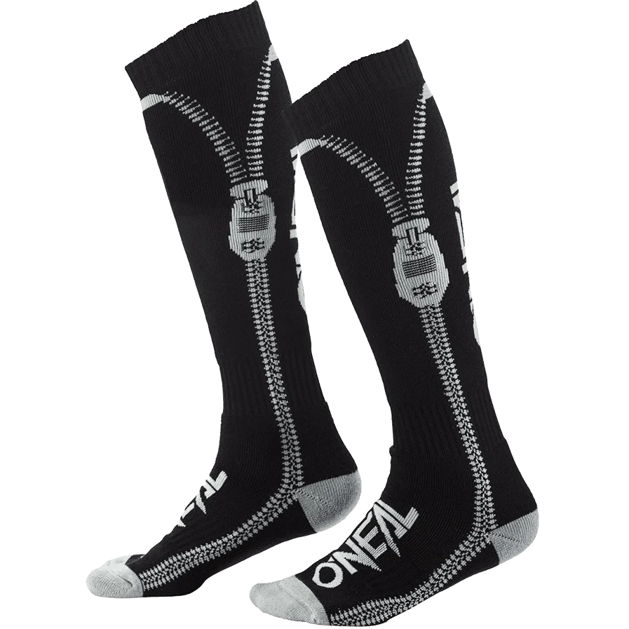 Oneal 2023 Pro MX Zipper Black Socks