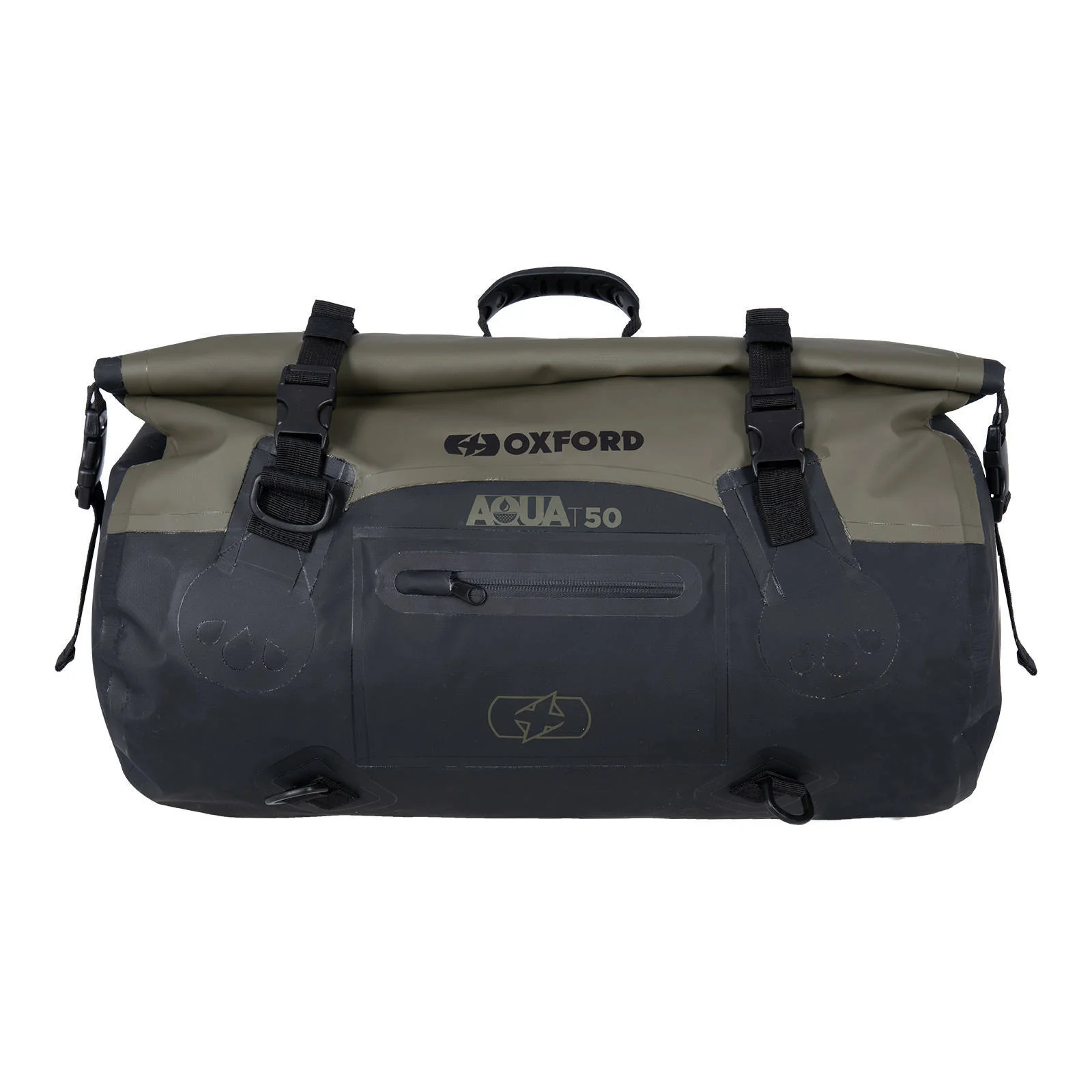 Oxford Aqua T50 Black/Khaki Roll Bag - Image 2