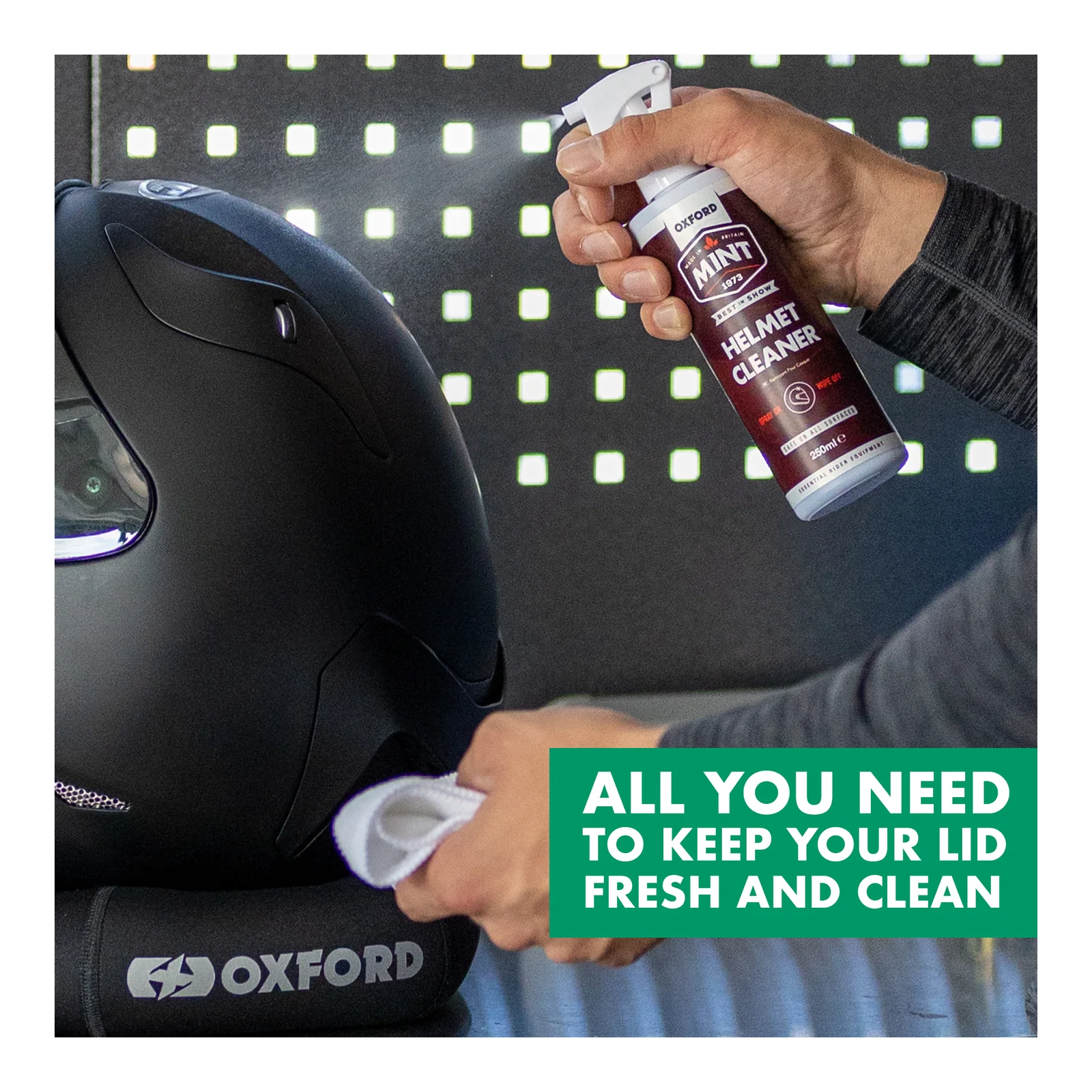 Oxford Mint Helmet Care Kit XL - Image 4