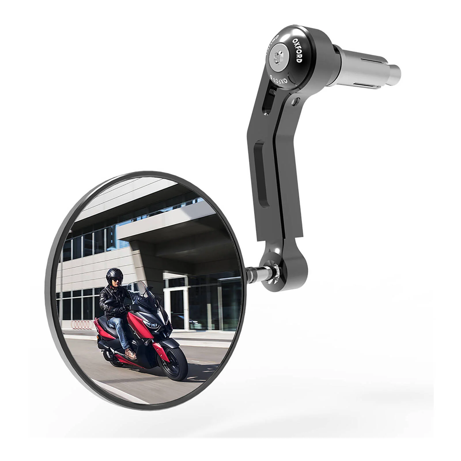 Oxford Premium Bar End Mirror Black