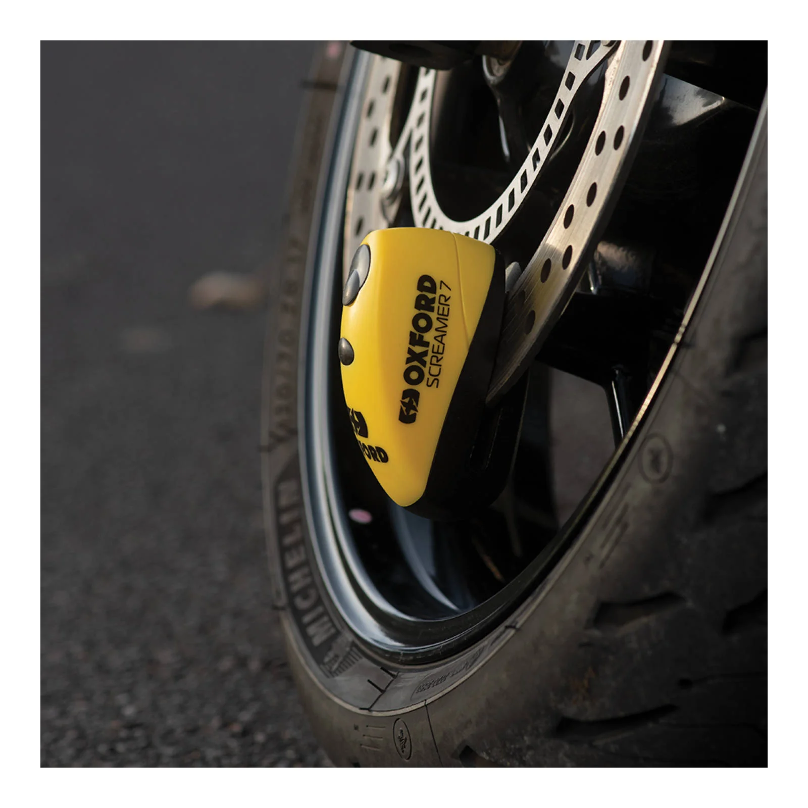 Oxford Screamer 7 Alarm Disc Lock Black/Black - Image 4