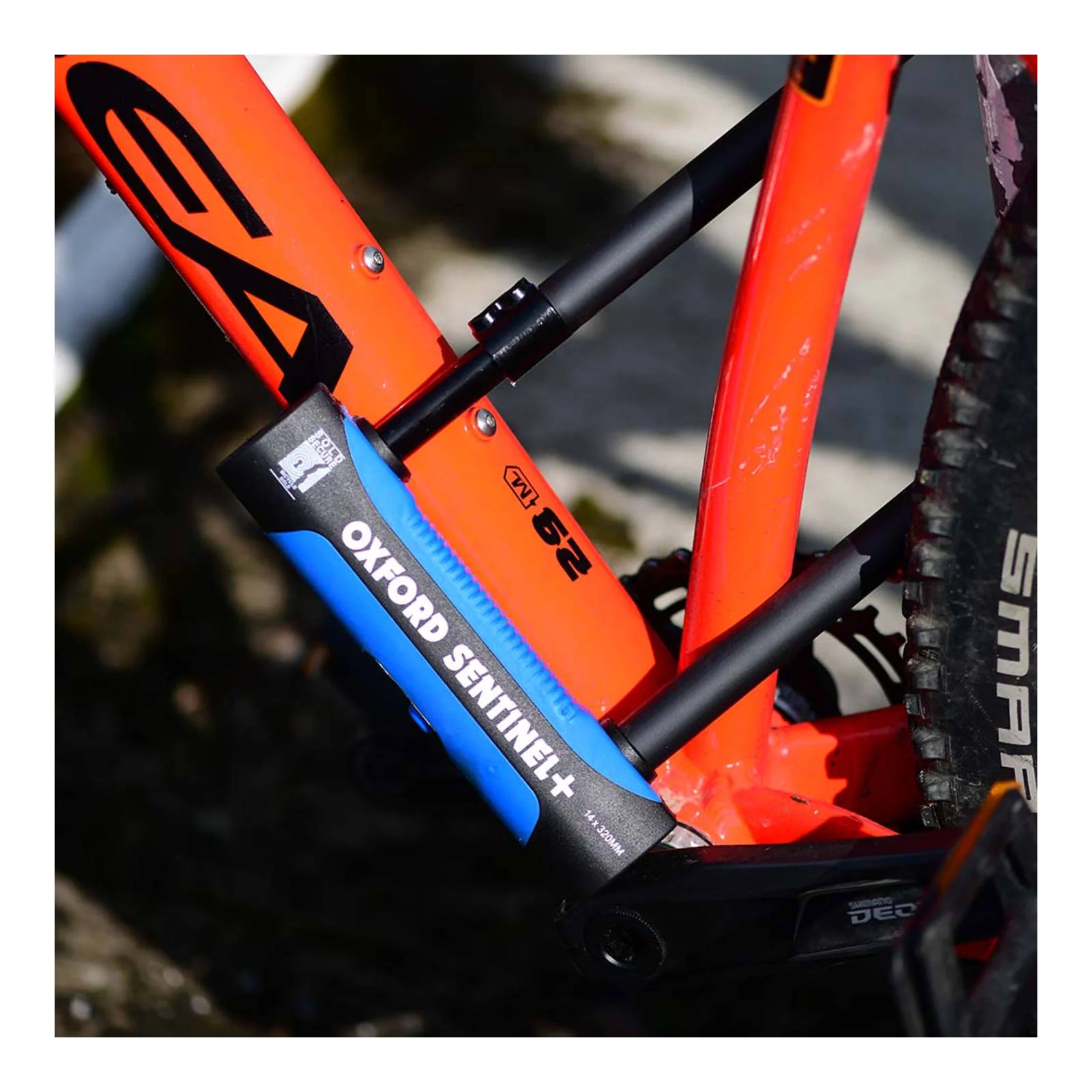 Oxford Sentinel Pro U-Lock (260mm x 177mm) - Image 3