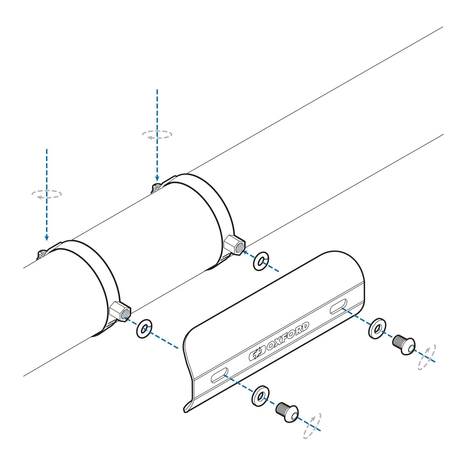 Oxford Sport Exhaust Heat Shield - Image 4