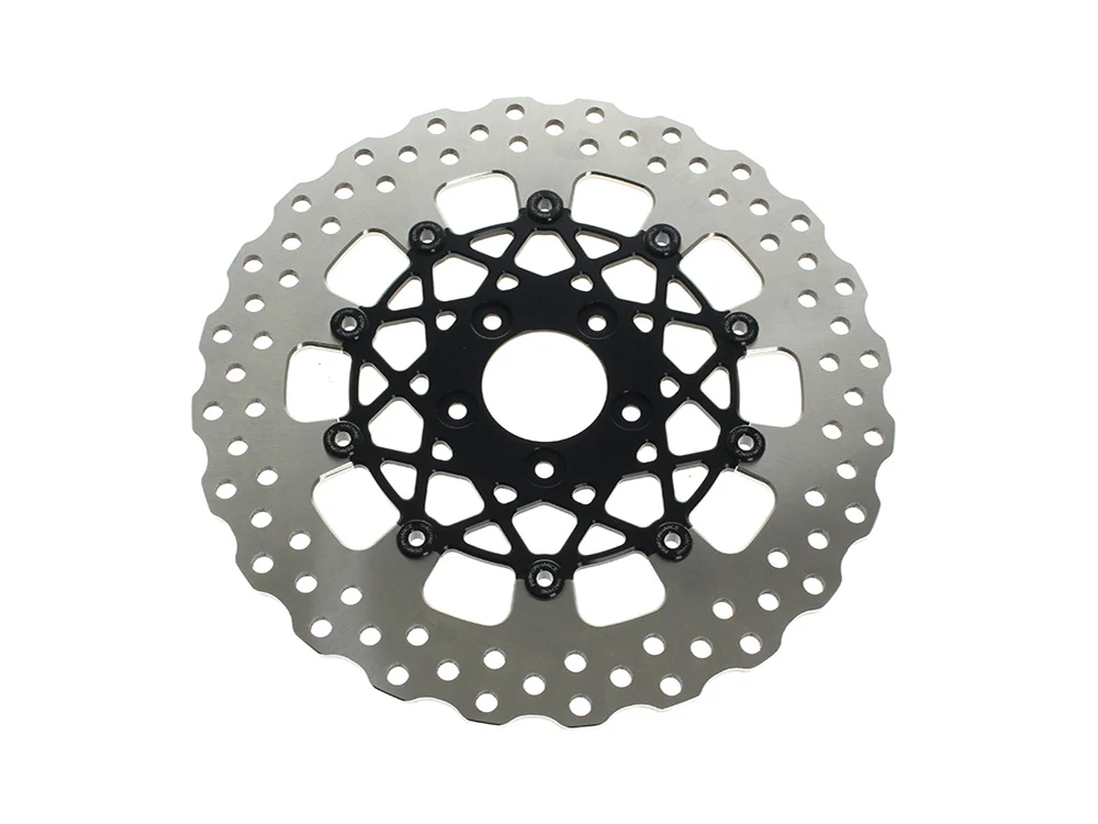 Performance Machine P01332608SB Speedstar 12.6" Front Disc Rotor Black Anodized for Harley-Davidson Touring 24-Up w/Custom Wheel & Hub Mounted 320mm Rotors