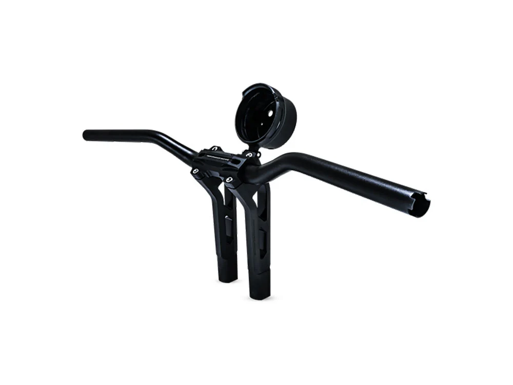 Performance Machine P02082192SMB Phatbar Gauge Relocation Kit Black Ops for Harley-Davidson Low Rider S 22-Up/Low Rider ST/Street Bob 25-Up - Image 5