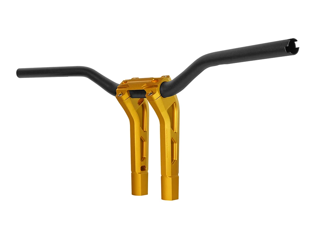 Performance Machine P02082195MSMG 1-1/4" Phatbar Handlebar & 9" Riser Set Gold Ops - Image 3